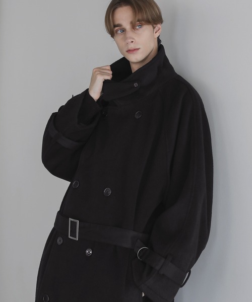 美品✨トゥデイフル　ウールラグランコート　オーバーサイズ　アルパカ混　Mサイズ Max Mara マックスマーラ コート アウター オーバーサイズ