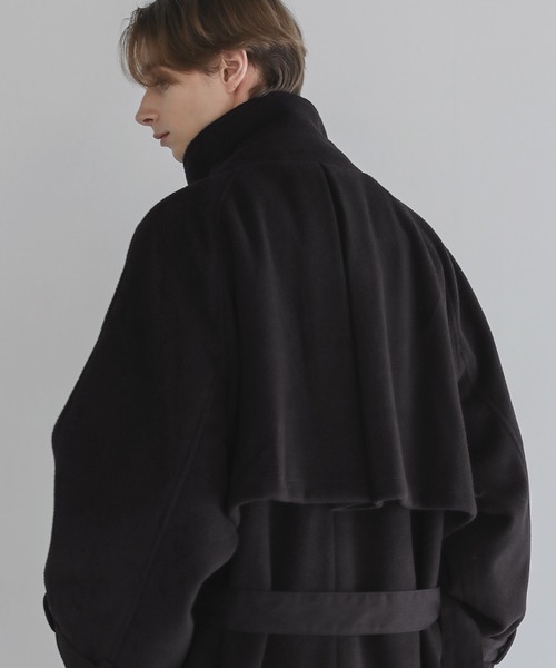 soe（ソーイ）ダブルクロスメルトンロングチェスター soe（ソーイ）ダブルクロスメルトンロングチェスター