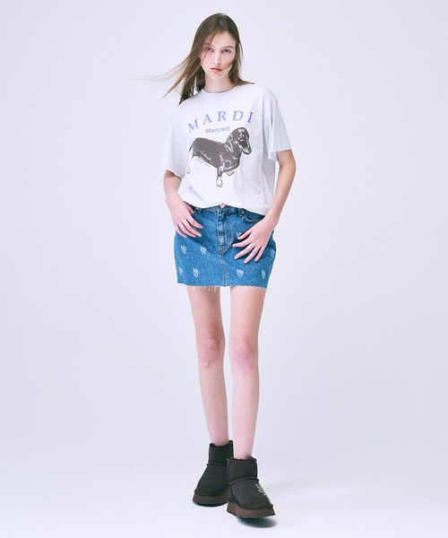 大人気 Mardi Mercredi ショーツセット（Tシャツ＋ショーツ） Mardi Mercredi（マルディメクルディ）の「TSHIRT DDANJI（T