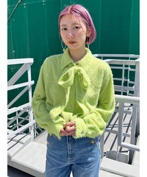 LILY BROWN（リリーブラウン）の「バリエーションボウタイシャツ