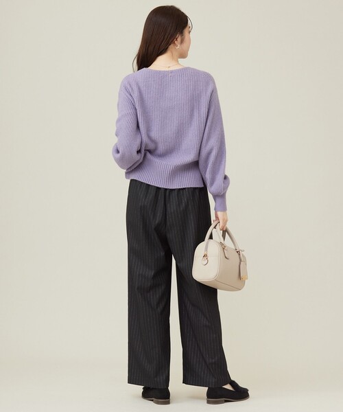ANY SIS(エニィスィス)の「【洗える】ラメキライージードロスト パンツ(その他パンツ・レディース・ブラック系6/ベージュ系6/グレー系1/ブラック系1・1/2/3)」の6枚目の写真