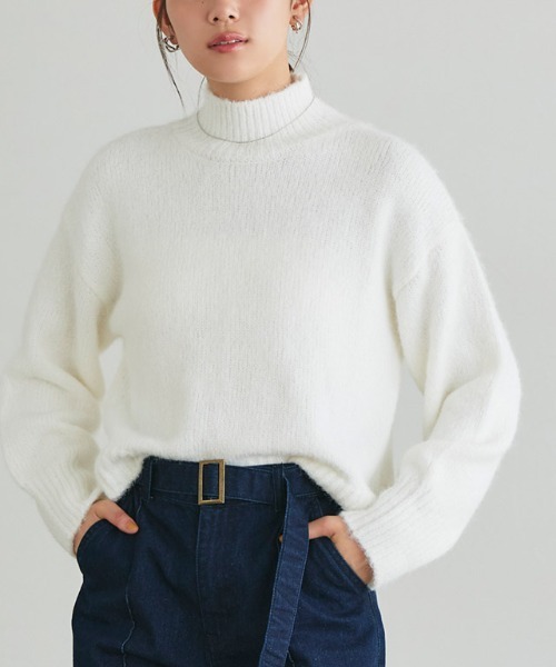 セール】ハイネッククロップドニット（ニット/セーター）｜Pierrot