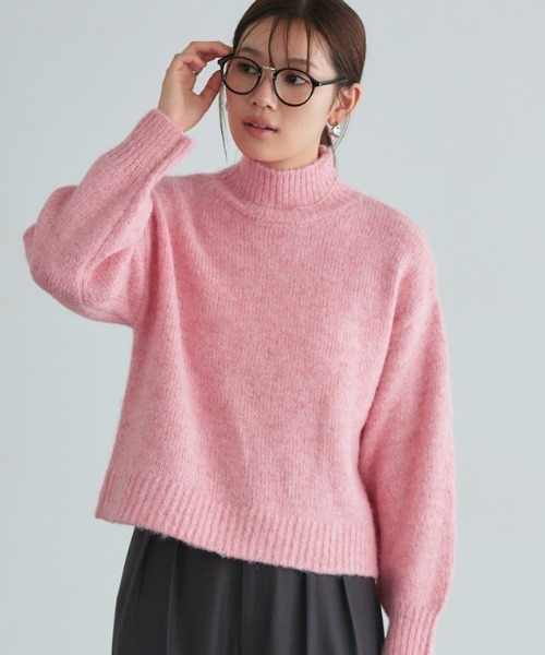 セール】ハイネッククロップドニット（ニット/セーター）｜Pierrot