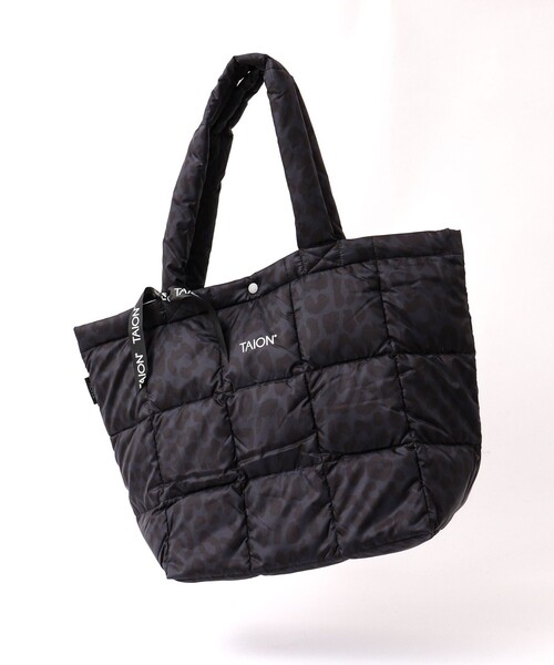 TAION（タイオン）の「【TAION/タイオン】BASIC LUNCH DOWN TOTE BAG M（トートバッグ・メンズ・チャコールグレー/ブルー系その他6/ブラウン系その他/ブラック/ダークネイビー/キャメル・FREE）」の5枚目の写真
