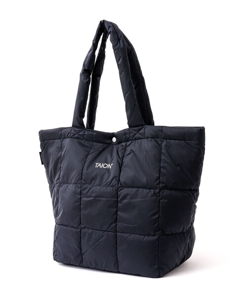 TAION（タイオン）の「【TAION/タイオン】BASIC LUNCH DOWN TOTE BAG M（トートバッグ・メンズ・チャコールグレー/ブルー系その他6/ブラウン系その他/ブラック/ダークネイビー/キャメル・FREE）」の9枚目の写真