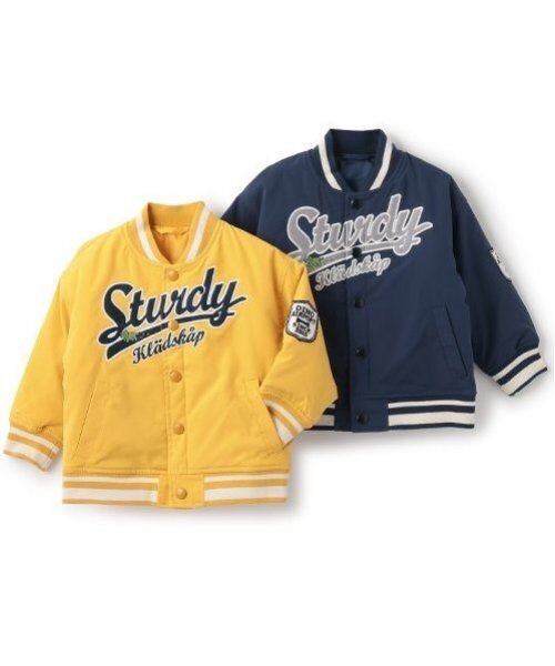 kladskap（クレードスコープ）の「恐竜スタジャン（ブルゾン・キッズ・マスタード/ネイビー・90cm/100cm/110cm/120cm/130cm）」の18枚目の写真