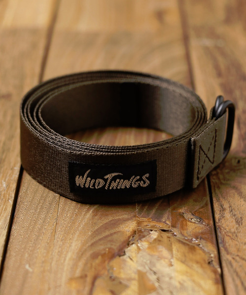 WILD THINGS(ワイルドシングス)の「【WILD THINGS】W-RING BELT(ベルト・メンズ・オリーブ/アイボリー/ブラック/シルバー/ネイビー/ブラウン/ブロンズ・FREE)」の5枚目の写真