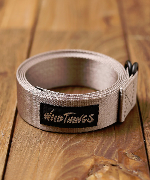 WILD THINGS(ワイルドシングス)の「【WILD THINGS】W-RING BELT(ベルト・メンズ・オリーブ/アイボリー/ブラック/シルバー/ネイビー/ブラウン/ブロンズ・FREE)」の6枚目の写真