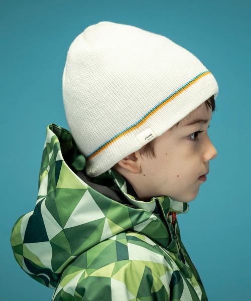 phenix(フェニックス)の「phenix(フェニックス)Double Line Junior Beanie ダブルラインジュニアニットハット/キッズ/子供用 ニットキャップ/スキーウェア/ニット帽/ビーニー(ニットキャップ/ビーニー・キッズ・ブラック/イエロー/ブルー/レッド/ホワイト・FREE)」の8枚目の写真