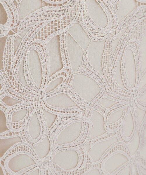 index（インデックス）の「リボンレースタイトスカート【洗濯機洗い可】（スカート・レディース・チャコールグレー/ナチュラル/ダークグリーン・40/38/36/42）」の22枚目の写真