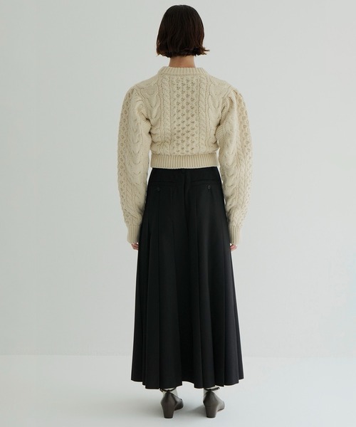 セール】WIDE PLEATS LONG SKIRT（スカート）｜CLANE（クラネ