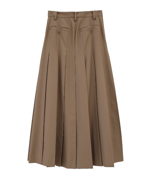 セール】WIDE PLEATS LONG SKIRT（スカート）｜CLANE（クラネ
