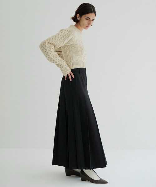 限定値下】CLANE WIDE PLEATS LONG SKIRTサイズ1