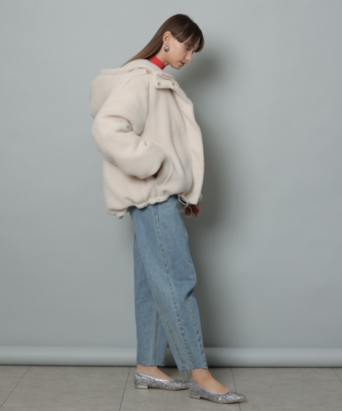 CADUNE フード付きダウン　　Arpege story 新品Arpege story ファーフード付きMINOTECH中綿コート - メルカリ