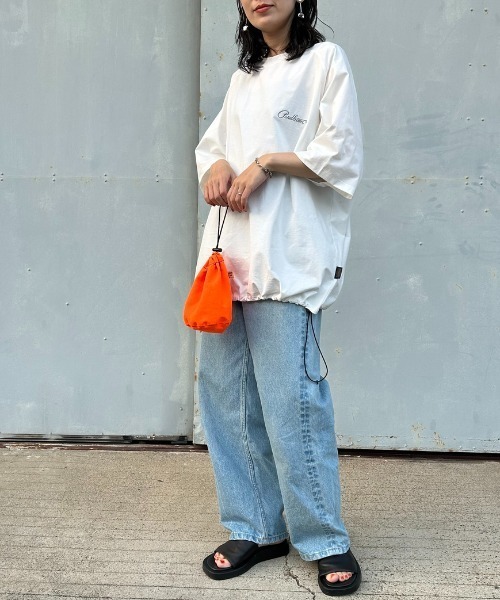 PENDLETON（ペンドルトン）の「[PENDLETON/ペンドルトン] 別注 ドローコード付き ネイティブ柄バックプリントTシャツ（Tシャツ/カットソー・レディース・ホワイト/チャコール/ブラック・XL/L/M/S）」の15枚目の写真