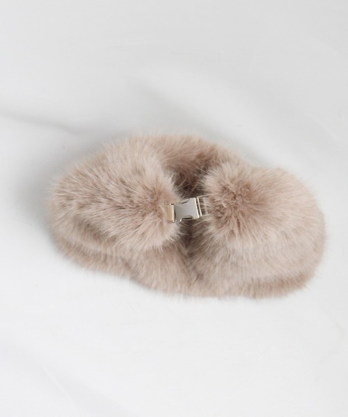 ground green store（グラウンドグリーンストア）の「ground green store / エコファー2WAYバッグ（ショルダーバッグ・レディース・アイボリー/ベージュ・FREE）」の10枚目の写真