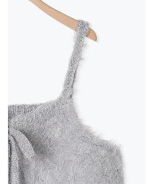 Samansa Mos2（サマンサ モスモス）の「前後2WAY起毛ニットビスチェ（ベスト・レディース・チャコールグレー/サックスブルー/ベージュ・F）」の16枚目の写真