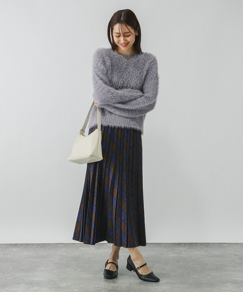 GLOBAL WORK(グローバルワーク)の「シャギークルーネックプルオーバー/250262(ニット/セーター・レディース・モカ/ネイビー/ライトブルー・LARGE/MEDIUM)」の22枚目の写真