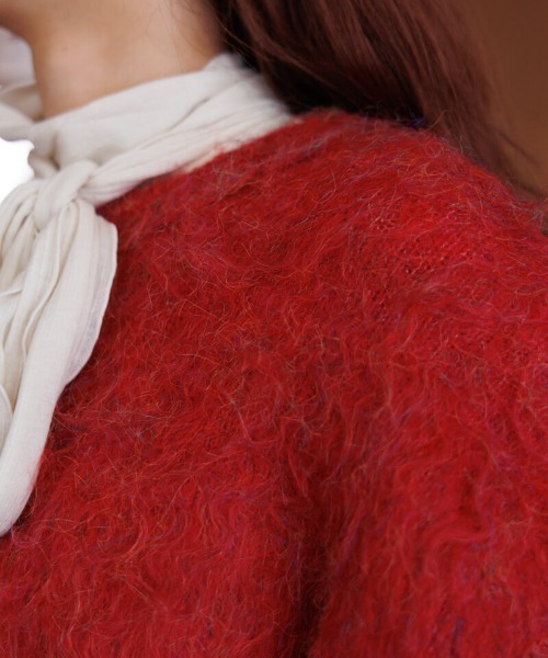 flower（フラワー）の「ポラーニット（ニット/セーター・レディース・アイボリー/グレー/レッド・FREE）」の22枚目の写真