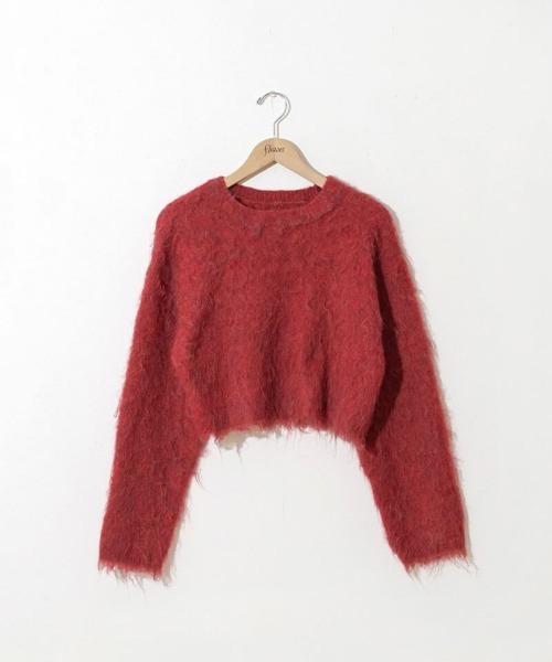 flower（フラワー）の「ポラーニット（ニット/セーター・レディース・アイボリー/グレー/レッド・FREE）」の12枚目の写真