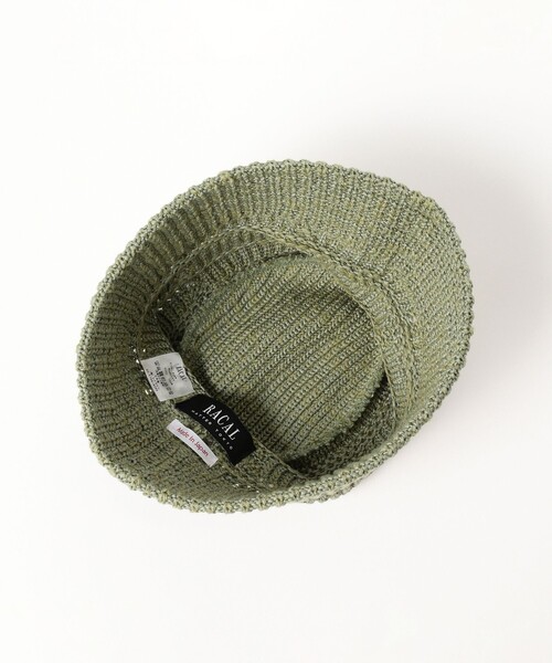 RACAL(ラカル)の「RACAL / Crochet Knit Bucket(ハット・メンズ・グリーン/ブラック/オフホワイト・ONE SIZE)」の11枚目の写真