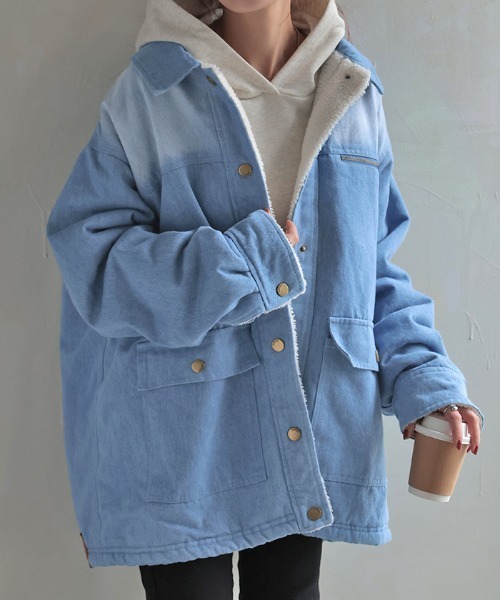 あったかボアGジャン（デニムジャケット）｜HUG.U（ハグユー）の