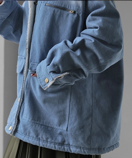 あったかボアGジャン（デニムジャケット）｜HUG.U（ハグユー）の