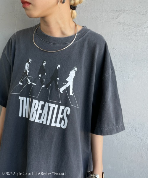 GOOD ROCK SPEED（グッドロックスピード）の「[GOOD ROCK SPEED/グッドロックスピード] 別注 THE BEATLES ロックプリントTシャツ(Abbey Road)（Tシャツ/カットソー・レディース・チャコール・M/L/XL）」の15枚目の写真