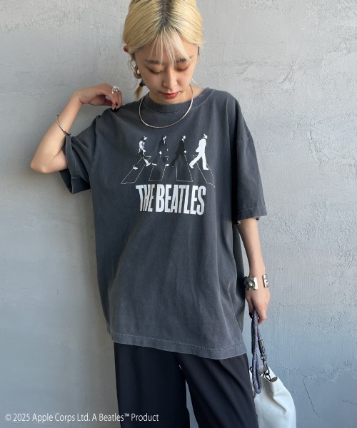 GOOD ROCK SPEED（グッドロックスピード）の「[GOOD ROCK SPEED/グッドロックスピード] 別注 THE BEATLES ロックプリントTシャツ(Abbey Road)（Tシャツ/カットソー・レディース・チャコール・M/L/XL）」の21枚目の写真