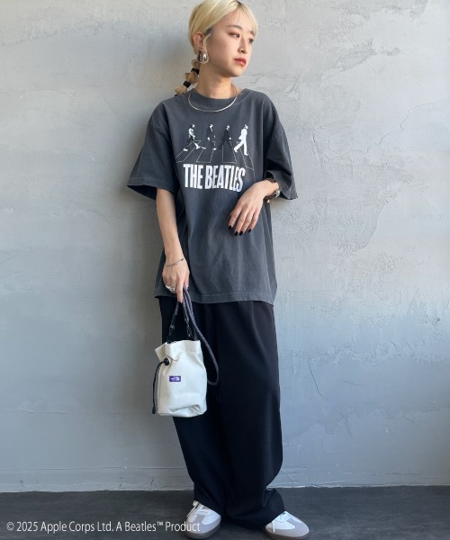 GOOD ROCK SPEED（グッドロックスピード）の「[GOOD ROCK SPEED/グッドロックスピード] 別注 THE BEATLES ロックプリントTシャツ(Abbey Road)（Tシャツ/カットソー・レディース・チャコール・M/L/XL）」の18枚目の写真