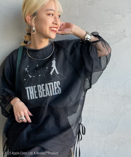 GOOD ROCK SPEED（グッドロックスピード）の「[GOOD ROCK SPEED/グッドロックスピード] 別注 THE BEATLES ロックプリントTシャツ(Abbey Road)（Tシャツ/カットソー・レディース・チャコール・M/L/XL）」の12枚目の写真