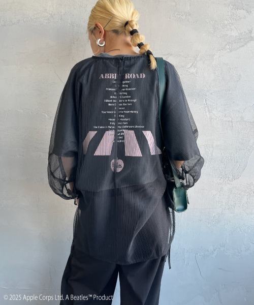 GOOD ROCK SPEED（グッドロックスピード）の「[GOOD ROCK SPEED/グッドロックスピード] 別注 THE BEATLES ロックプリントTシャツ(Abbey Road)（Tシャツ/カットソー・レディース・チャコール・M/L/XL）」の10枚目の写真