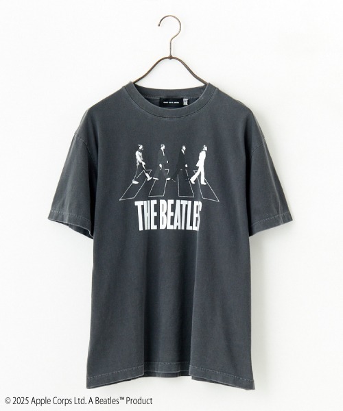 GOOD ROCK SPEED（グッドロックスピード）の「[GOOD ROCK SPEED/グッドロックスピード] 別注 THE BEATLES ロックプリントTシャツ(Abbey Road)（Tシャツ/カットソー・レディース・チャコール・M/L/XL）」の7枚目の写真