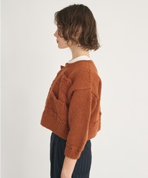 crinkle crinkle crinkle ハンドミニジャケット セール】【crinkle crinkle crinkle】ハンドニットミニジャケット