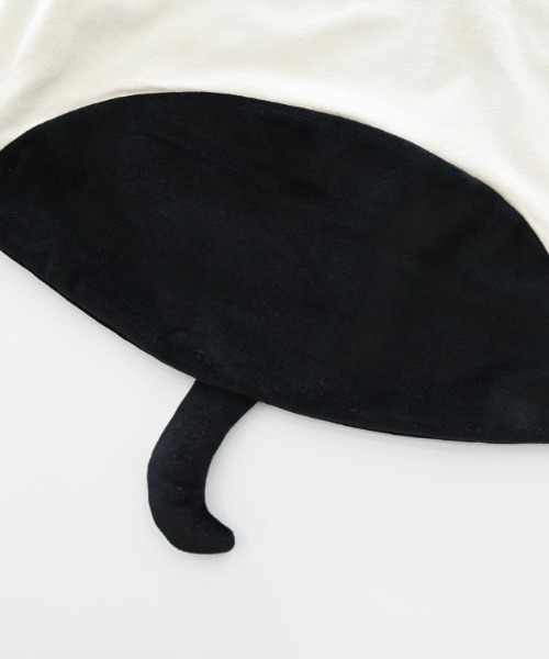 nicohrat（ニコフラート）の「nicohrat/ニコフラート ドッグロングＴシャツ（Tシャツ/カットソー・キッズ・サックスブルー/アイボリー/グレー・110cm/100cm/120cm/130cm/140cm/90cm）」の15枚目の写真