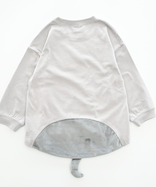 nicohrat（ニコフラート）の「nicohrat/ニコフラート ドッグロングＴシャツ（Tシャツ/カットソー・キッズ・サックスブルー/アイボリー/グレー・110cm/100cm/120cm/130cm/140cm/90cm）」の18枚目の写真