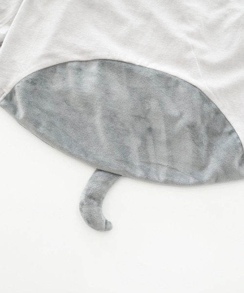 nicohrat（ニコフラート）の「nicohrat/ニコフラート ドッグロングＴシャツ（Tシャツ/カットソー・キッズ・サックスブルー/アイボリー/グレー・110cm/100cm/120cm/130cm/140cm/90cm）」の20枚目の写真