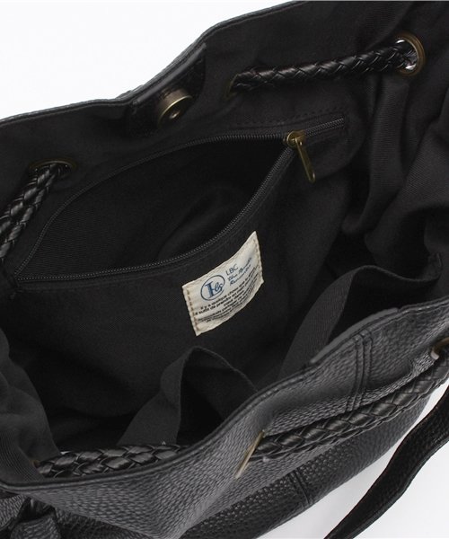 LBC（エルビーシー）の「ロングタッセル巾着ショルダーバッグ（ショルダーバッグ・レディース・ライトブラウン/ブラック・ONE SIZE）」の9枚目の写真