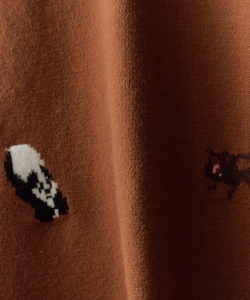 DOG柄ジャガードカーディガン（カーディガン/ボレロ）｜ROOPTOKYO（ループトウキョウ）