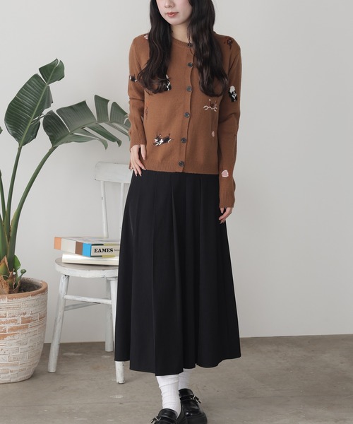 DOG柄ジャガードカーディガン（カーディガン/ボレロ）｜ROOPTOKYO（ループトウキョウ）