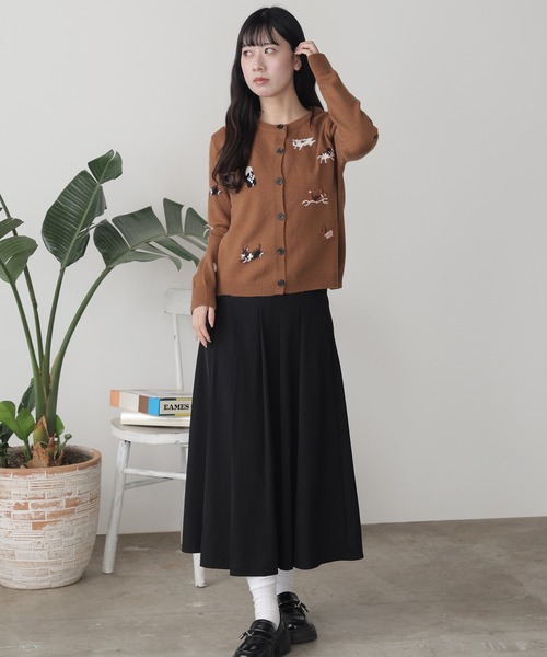 DOG柄ジャガードカーディガン（カーディガン/ボレロ）｜ROOPTOKYO（ループトウキョウ）