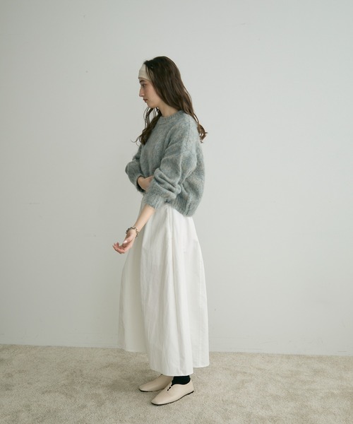 Crisp（クリスプ）の「【ZOZO限定】ミックスシャギーショートニット（ニット/セーター・レディース・パープル/イエロー/グレー・FREE）」の13枚目の写真