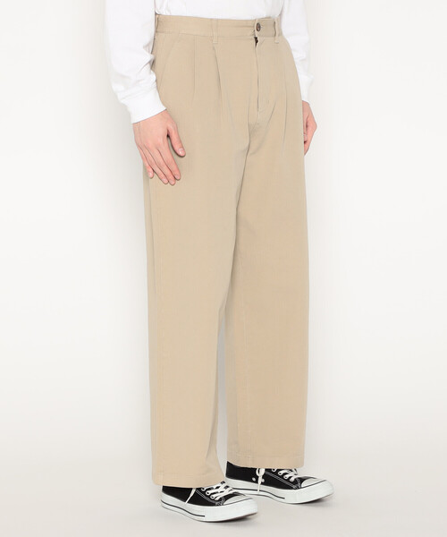 WOMEN'S WOOL LIKE STRETCH POLYESTER EASY PANTS（その他パンツ
