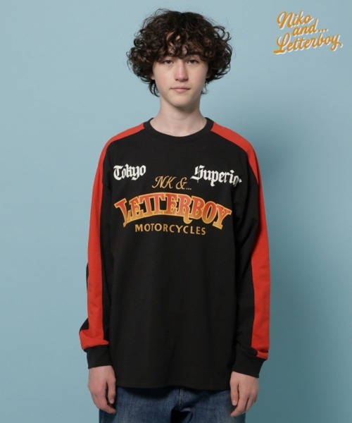 セール】【LETTERBOY(レターボーイ)】コラボモーターサイクルTEE