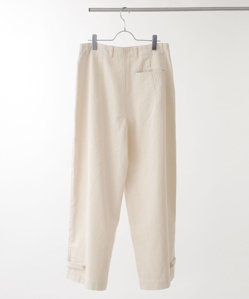 NANO universe（ナノユニバース）の「「Te Ni Wo Ha」nano・universe×片岡 健太(sumika)別注/チノワイドパンツ（チノパンツ・メンズ・キナリ・S/M/L/XL/XS）」の10枚目の写真