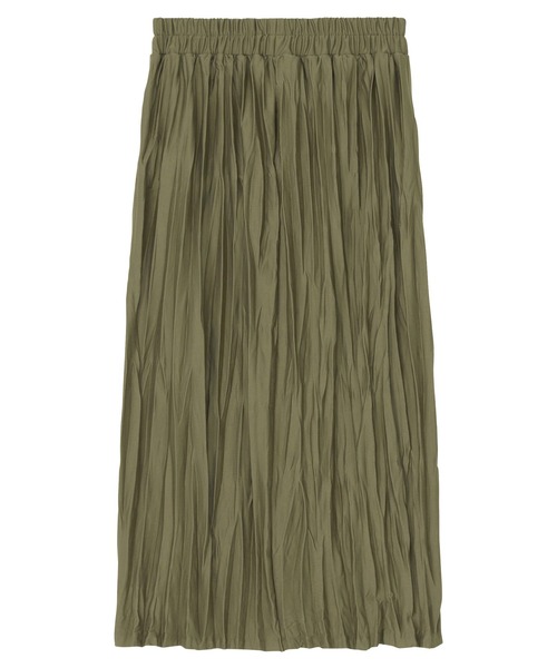 LOW WAIST MIDI PLEATS SKIRT / ローウエストミディ丈プリーツ