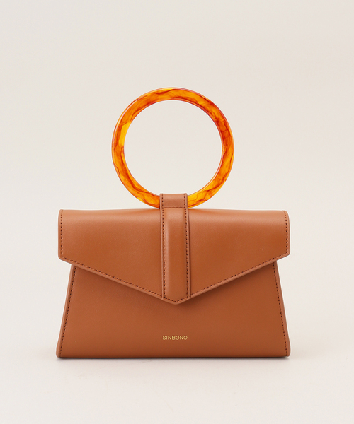 B.C STOCK（ベーセーストック）の「SINBONO/シンボノ Emily Acrylic Tote Belt Bag（ハンドバッグ・レディース・サファリグリーン/イエロー系その他/ブラウン/ホワイト系その他/ラベンダー/スカイブルー/ブラック・FREE）」の3枚目の写真