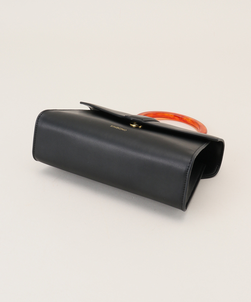 B.C STOCK（ベーセーストック）の「SINBONO/シンボノ Emily Acrylic Tote Belt Bag（ハンドバッグ・レディース・サファリグリーン/イエロー系その他/ブラウン/ホワイト系その他/ラベンダー/スカイブルー/ブラック・FREE）」の10枚目の写真