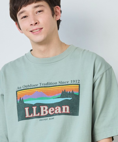 tシャツ 「JAPAN EDITION」モリル・ショートスリーブ・カタディン・ロゴ・ティ レディース L.L.Bean tシャツ 「JAPAN EDITION」モリル・ショートスリーブ