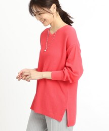 ニット セーター Felisi Golf（フェリージ ゴルフ） メリノウールクルーネックニット WS MERINO MONOGRAM CREW NEC Felisi Golf（フェリージ ゴルフ） メリノウールクルーネック